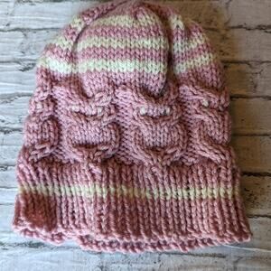 Handmade Knitted Toddler Hat-Owls